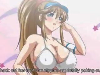 Seksuāls anime skolniece sniedz felattio
