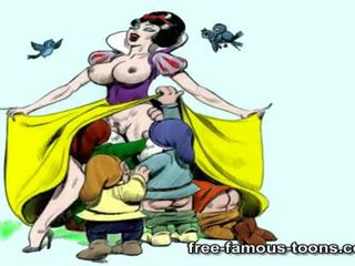 Snowwhite و dwarfs بالغ فيديو باروديا