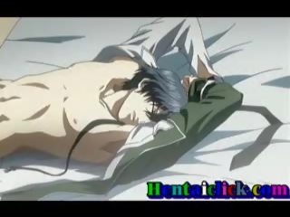 Erotico hentai gay hardcore sporco video e amore in letto