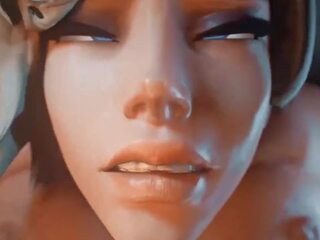 Didelis šikna išteptas aliejumi dulkinimasis animacija su garso: japoniškas blowbang seksas klipas
