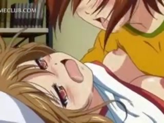 Big Nippled Hentai daughter Pussy Nailed Hardcore In Bed