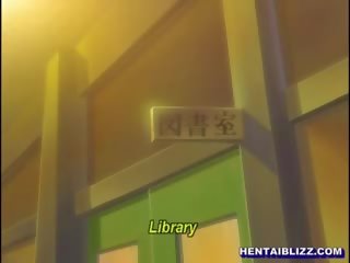 Roped Hentai sweetheart Hard Poking In The Library Room