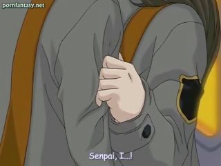 Saucy anime feature getting fingered