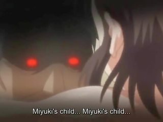 Pervert anime enchantress with milky boobs