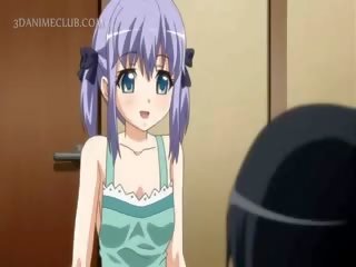 Shy Hentai Doll In Apron Jumping Craving prick In Bed