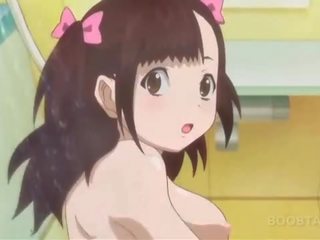 バスルーム アニメ x 定格の ビデオ ととも​​に 無邪気な ティーン 裸 enchantress