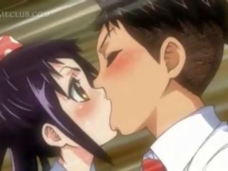 Anime School babe Cunt Teased With A Lick Upskirt