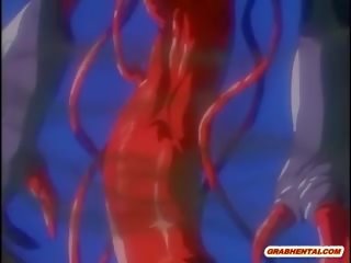 Gemischt hentai femme fatale brutal tentakeln gefickt