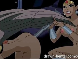 Justice league hentai - dva piščanci za batman pecker
