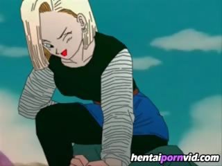 Dragon गेंद z hentai_ android 18 और चड्डी