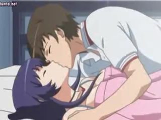 Nagy boobed anime csaj amelynek szex film